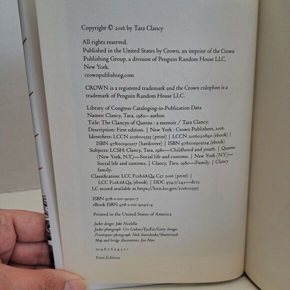 The Clancys of Queens: A Memoir by Tara Clancy First Edition Hardcover - Picture 4 of 6